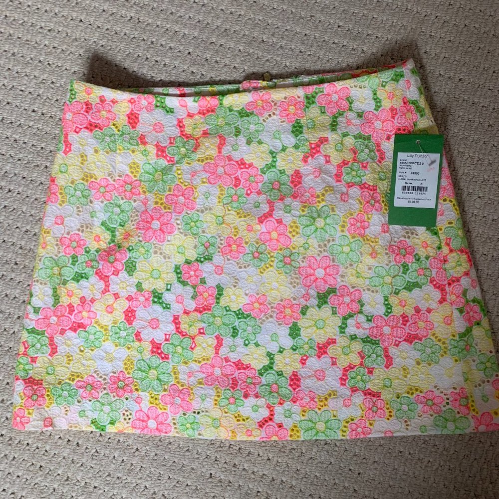Lilly Pulitzer Tate Mini Skirt Size 0 NWT